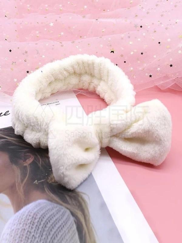 Bow Decor Bath Headband