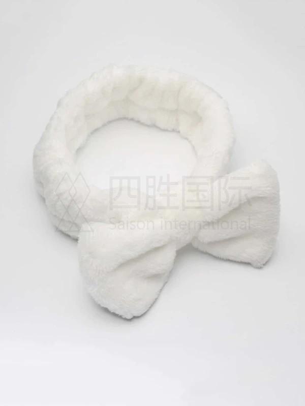 Bow Decor Bath Headband