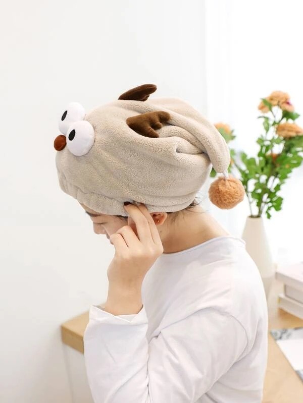 Cartoon Design Hair Drying towel