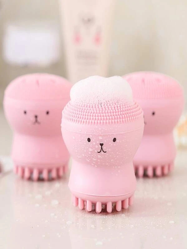 Cartoon Graphic Facial Cleansing Brush