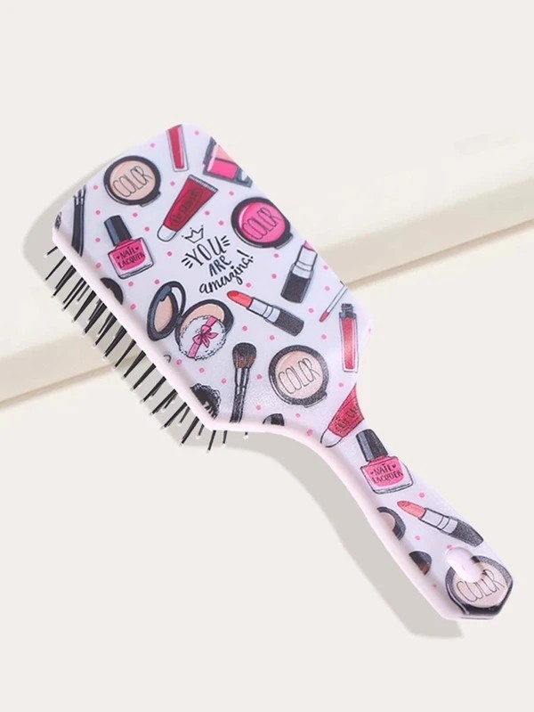 Cartoon Graphic Hair Brush