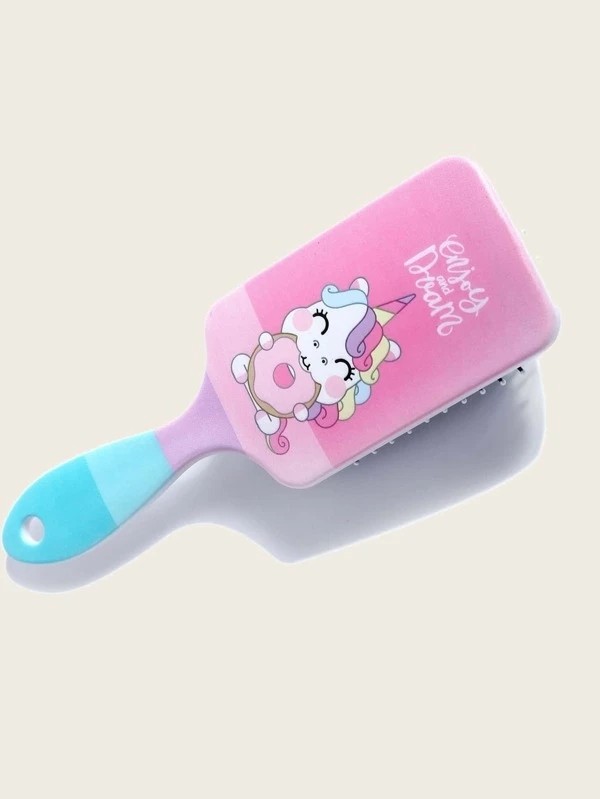 Cartoon Graphic Print Massage Comb