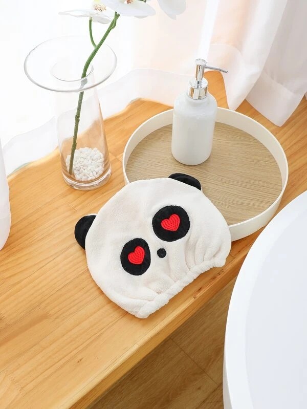 Cartoon Panda Hair Drying Cap