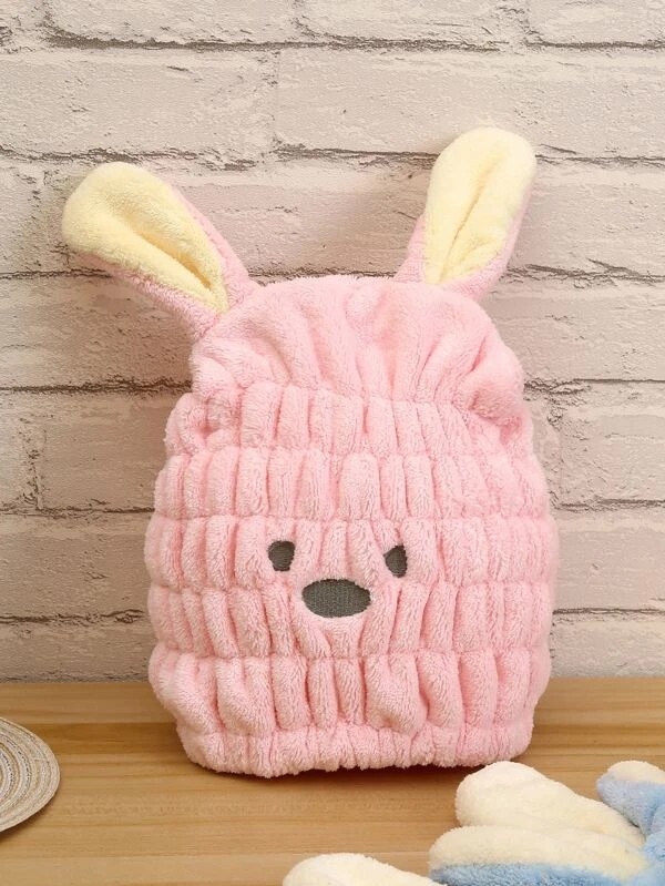 Cartoon Rabbit Dry Hair Cap