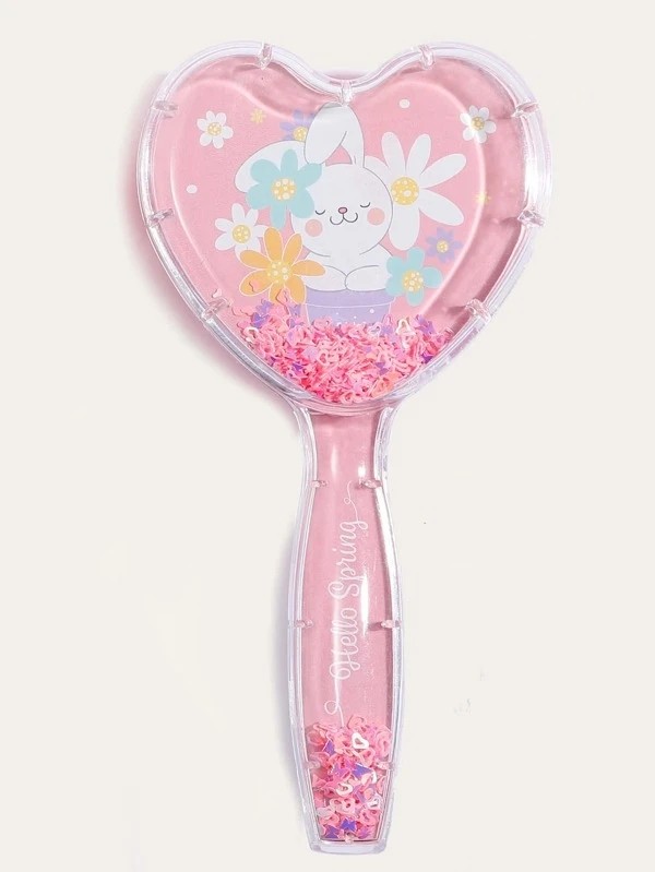 Cartoon Rabbit Pattern Hair Brush