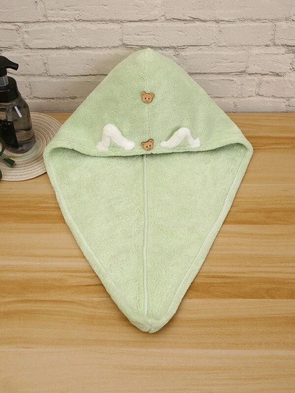 Cat Ear Detail Hair Towel