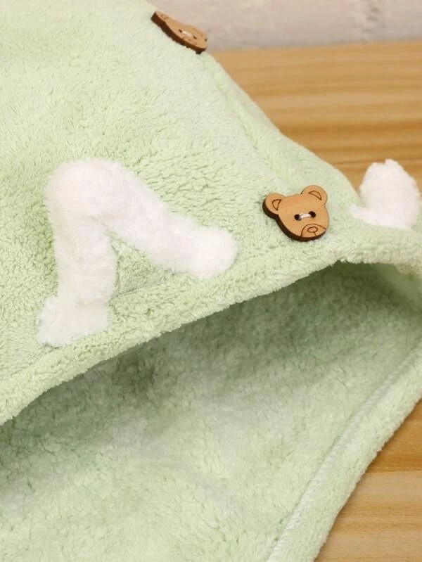 Cat Ear Detail Hair Towel