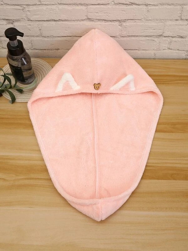 Cat Ear Detail Hair Towel