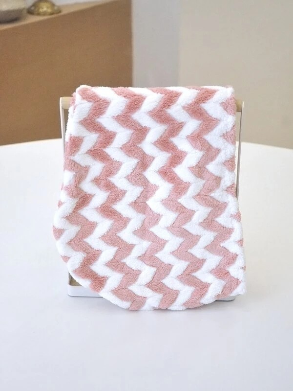 Chevron Pattern Hair Drying Cap