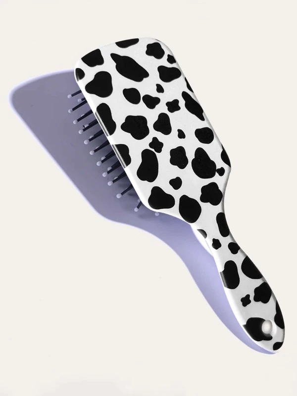 Cow Pattern Hair Brush