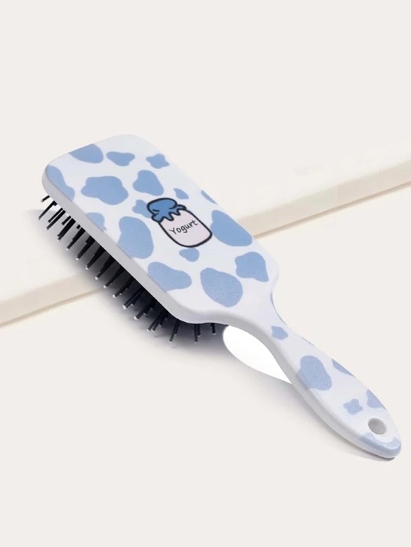 Cow Pattern Hair Brush