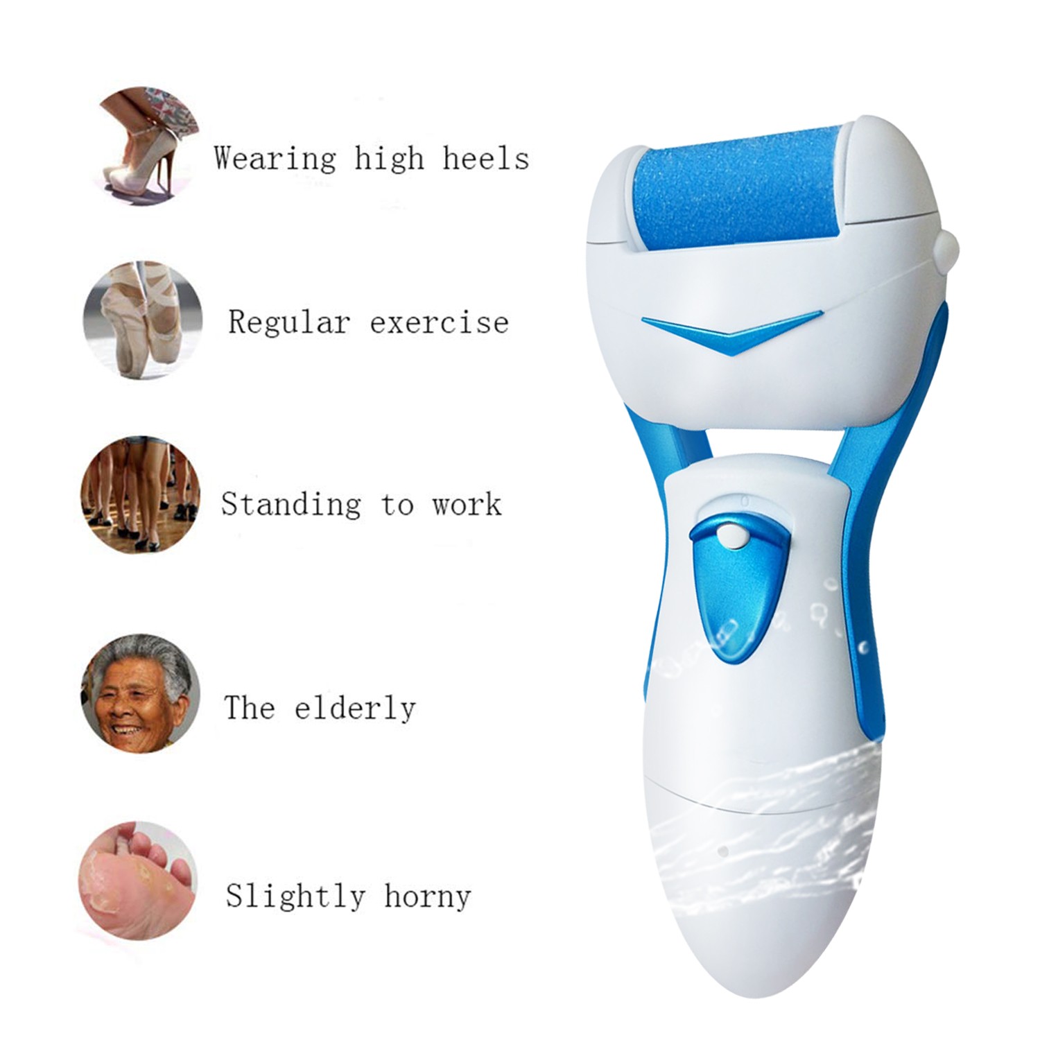 Electric callus remover foot file nursing foot grinder