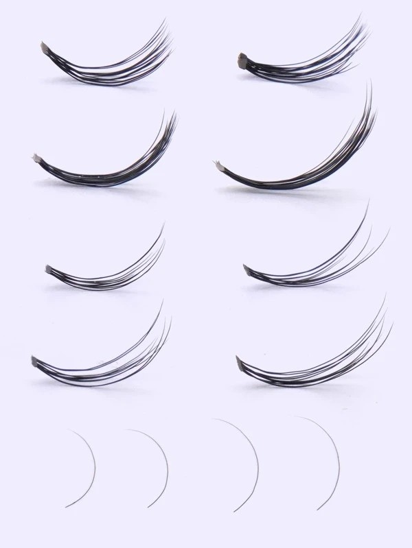 Extra Long Individual False Eyelashes