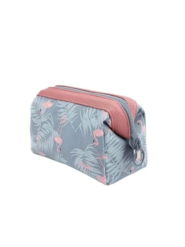 Flamingo Print Waterproof Makeup Storage Bag