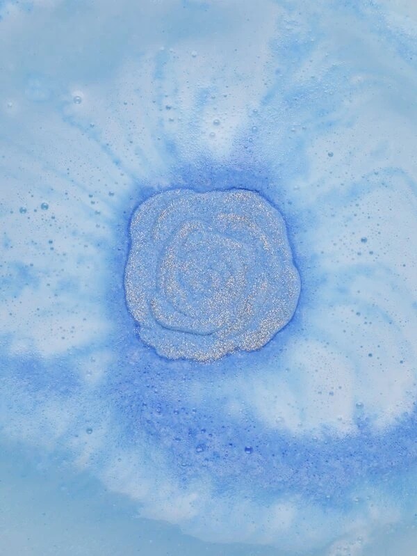 Floral Two-Tone Rose Bath Bomb