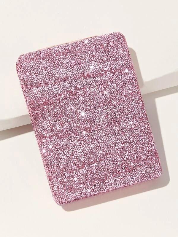 Glitter Foldable Makeup Mirror