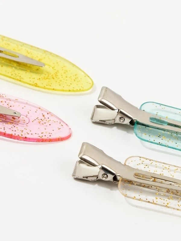 Glitter No Bend Hair Clip