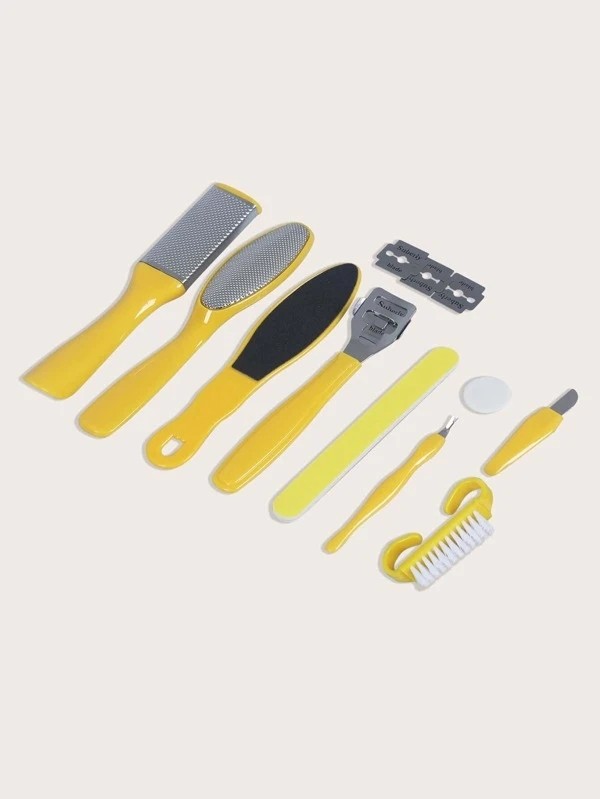 Home exfoliating foot care tool set