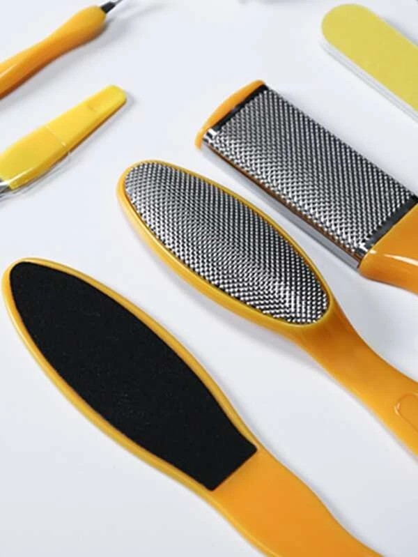 Home exfoliating foot care tool set