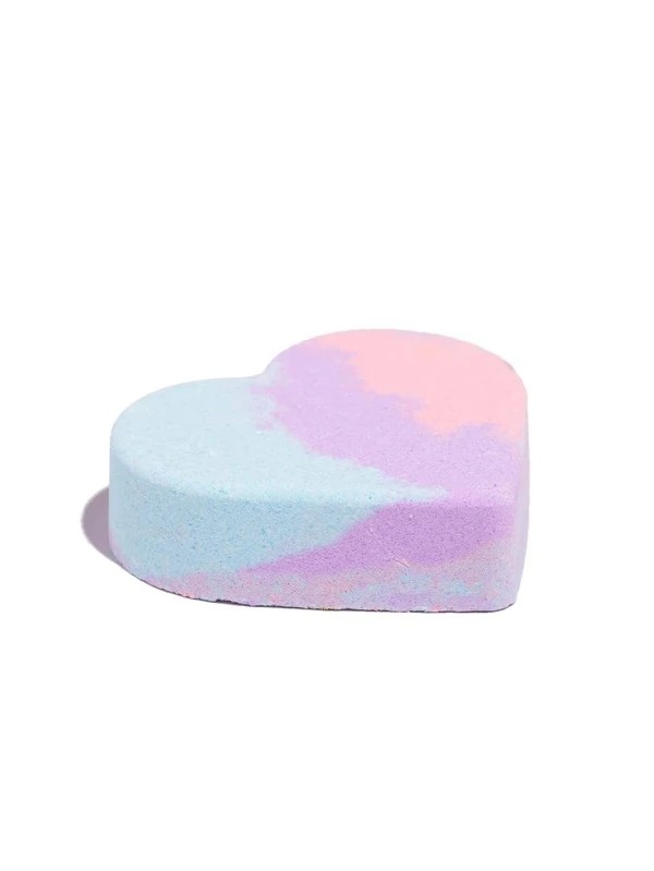 Ice Cream Scented Tricolor Heart Shaped Bath Bomb