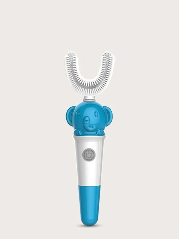 Kids Elephant Design U Shaped Electric Toothbrush