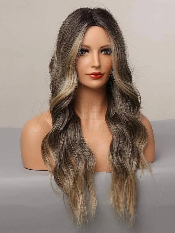 Lace Front Long Curly Synthetic Wig