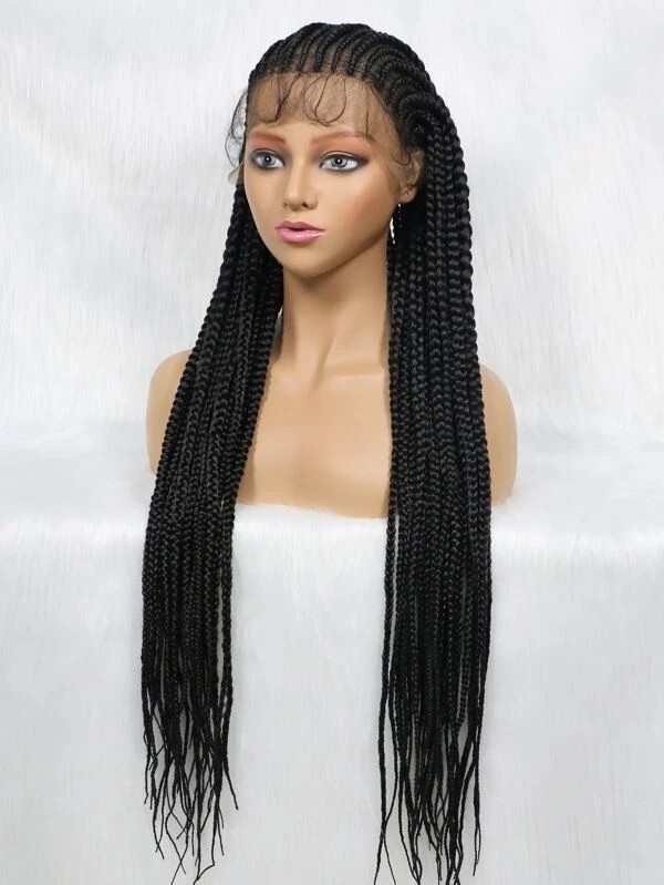 Lace Front Natural Braided Synthetic Wig