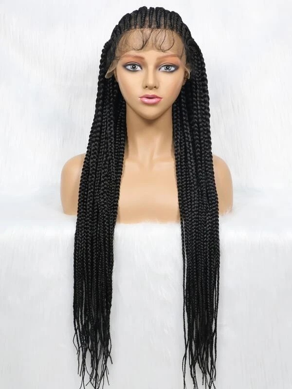 Lace Front Natural Braided Synthetic Wig