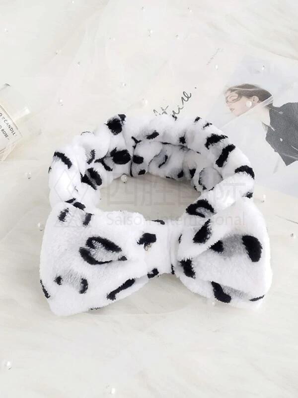 Leopard Pattern Bath Headband