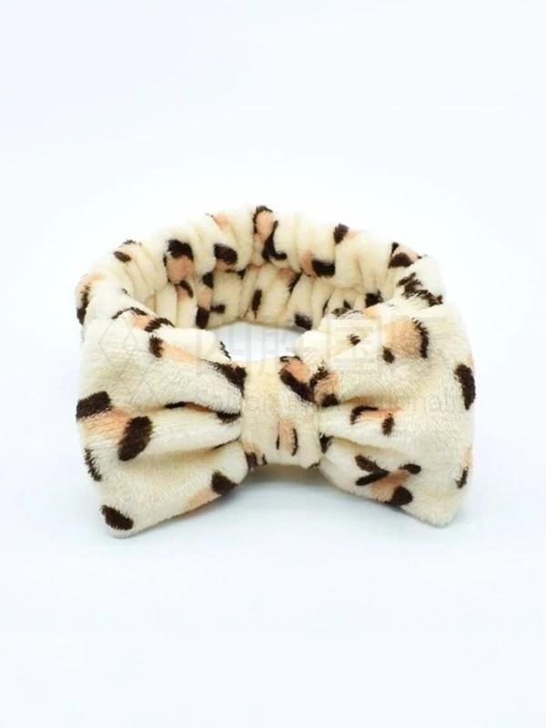 Leopard Print Bath Headband