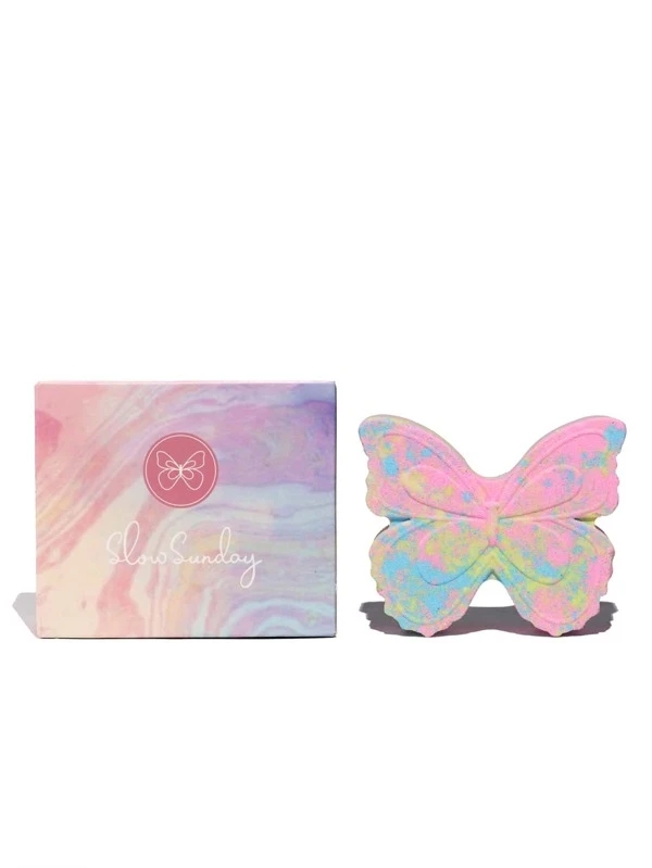 Lily-Scented Butterfly Bath Bomb