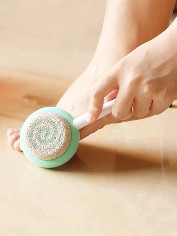 Lollipop Shaped Double-sided Foot Scrubber