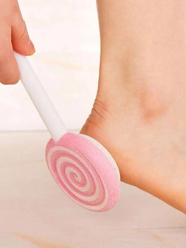 Lollipop Shaped Double-sided Foot Scrubber