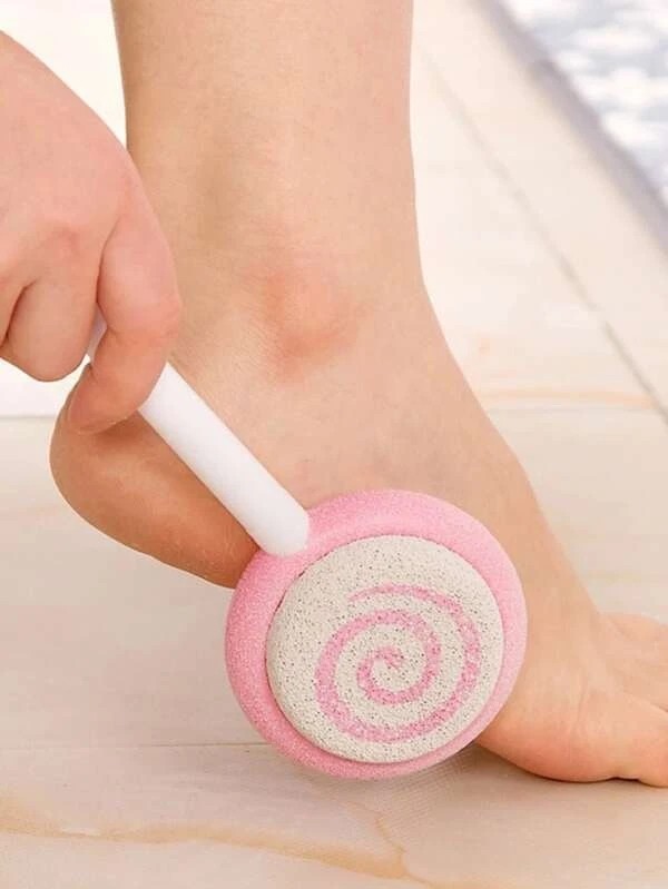 Lollipop Shaped Double-sided Foot Scrubber