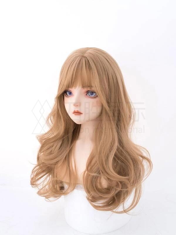 Long Curly Synthetic Wig With Bangs