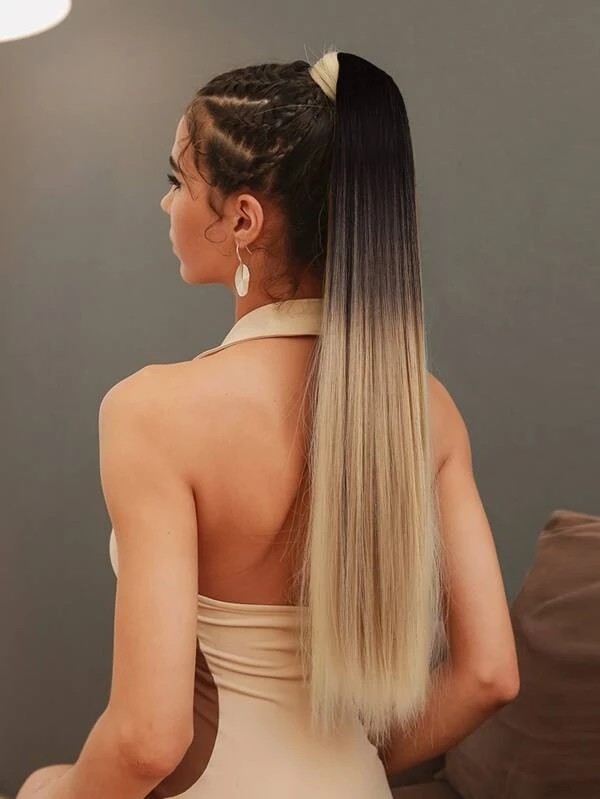 Long Straight Ponytail Hair Extension