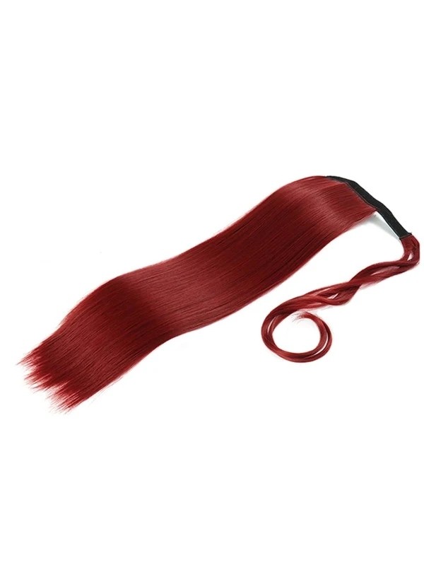 Long Straight Ponytail Synthetic Hair Extension