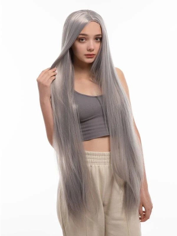 Long Straight Synthetic Wig1