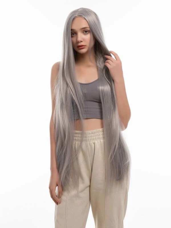 Long Straight Synthetic Wig1