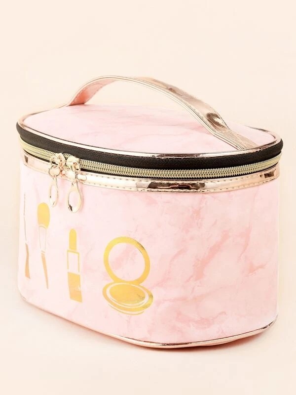 Marble Pattern Makeup Bag