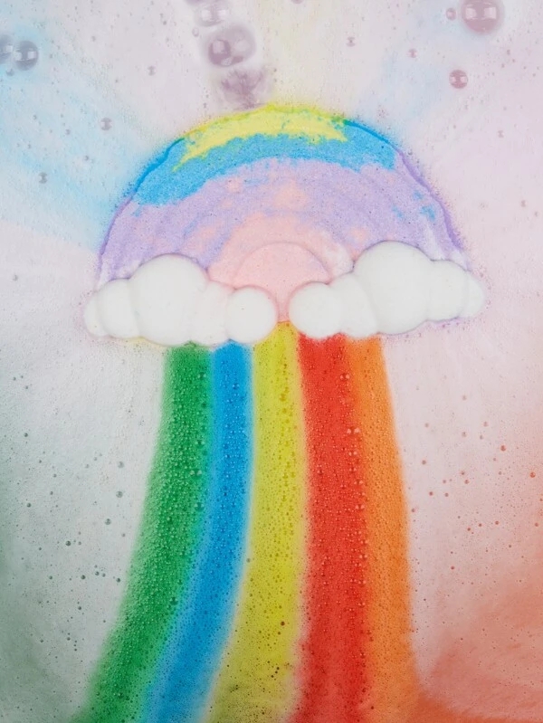 Multicolor Rainbow Bath Bomb