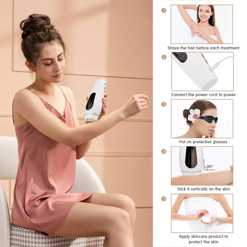 Multifunction Lady  Electric Hair Hair Face Remover Machine