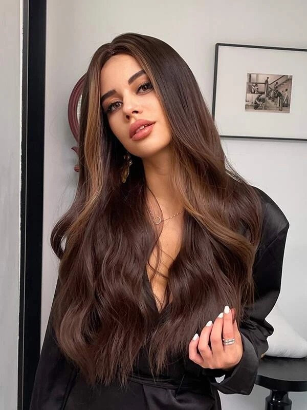 Natural Long Curly Wig