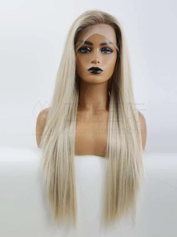 Natural Long Straight Lace Front Wig