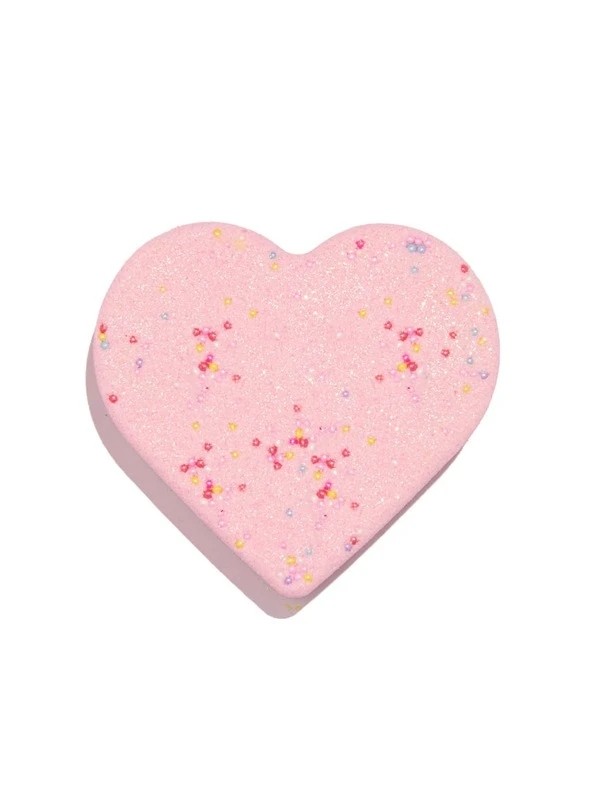 Natural Rose Scented Heart Shaped Bath Bomb