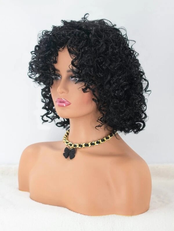 Natural Short Curly Wig