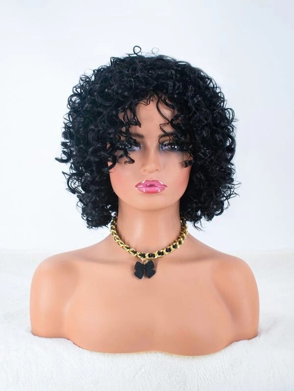 Natural Short Curly Wig