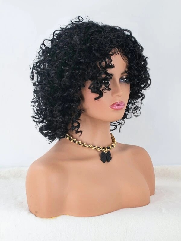 Natural Short Curly Wig