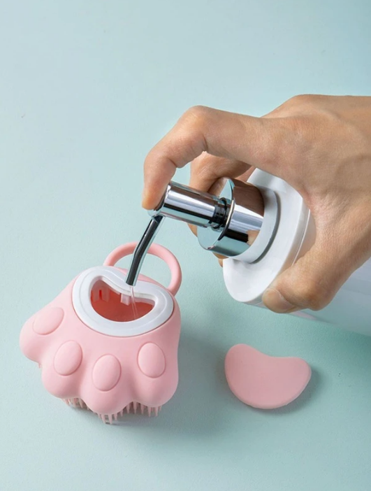 Paw Shaped Shampoo Brush