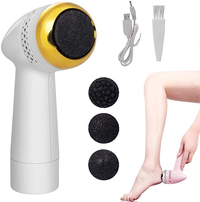 Portable rechargeable foot grinder pedicure care kit